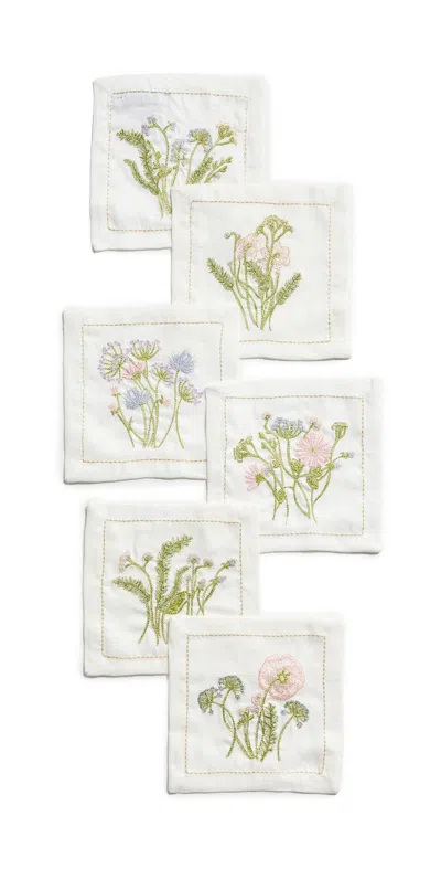 KIM SEYBERT MEADOW COCKTAIL NAPKINS SET OF 6 MULTI