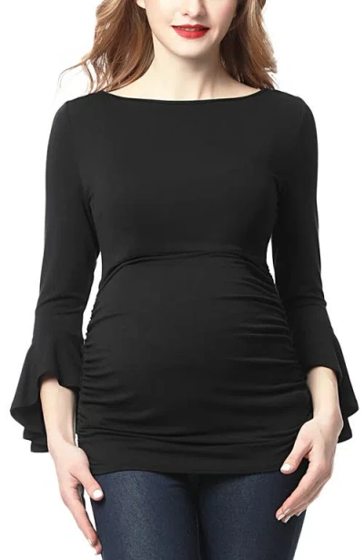 KIMI & KAI KIMI & KAI ANDREA MATERNITY RUCHED TOP