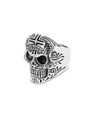 KING BABY STUDIO STERLING SILVER 20TH ANNIVERSARY SKULL RING