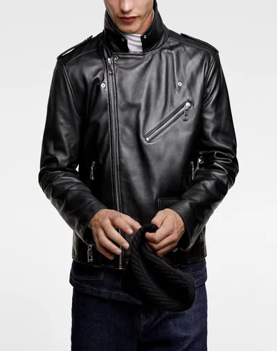 KINGDOM LEATHER HERREN LEDERJACKE NEU 100% ORIGINAL WEICHES LAMMLEDER SLIM BIKER BOMBER JACKE -