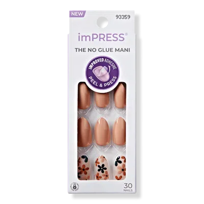 KISS IMPRESS DESIGN MEDIUM PRESS ON MANICURE NAILS - AS IT WAS