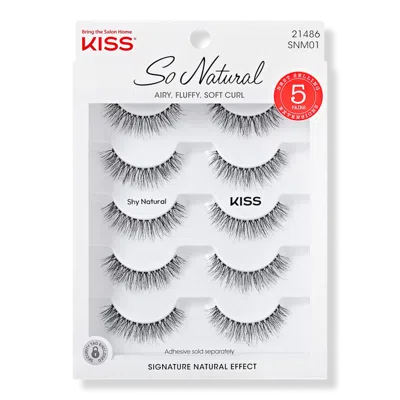 KISS SO NATURAL FALSE EYELASHES - SHY NATURAL