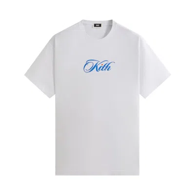 KITH KITH CURSIVE LOGO TEE 'WHITE'