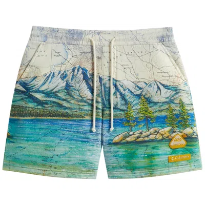 KITH KITH FOR COLUMBIA LAKE TAHOE FLEECE SHORT 'CHALK'