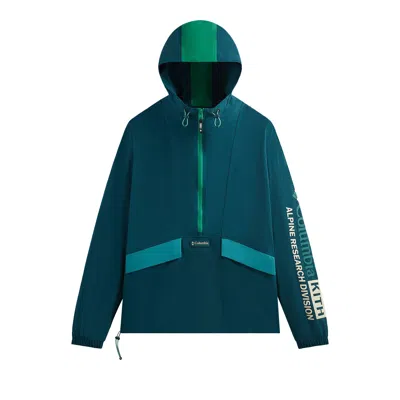 KITH KITH FOR COLUMBIA WIND ANORAK 'MIDNIGHT TEAL'
