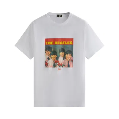 KITH KITH FOR THE BEATLES RED ROSES VINTAGE TEE 'WHITE'