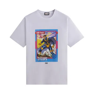 KITH KITH FOR X-MEN CYCLOPS CARD VINTAGE TEE 'WHITE'