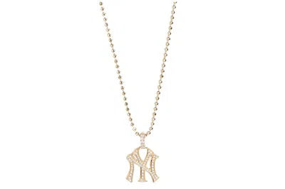 KITH KITH GREG YUNA FOR NEW YORK YANKEES PENDANT NECKLACE GOLD