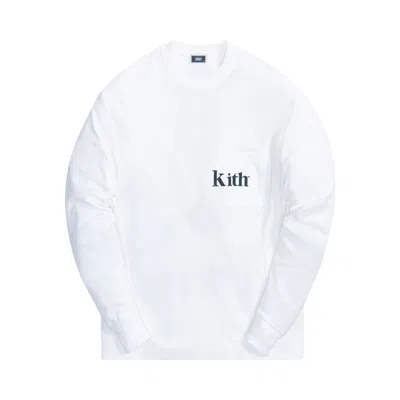KITH KITH LONG-SLEEVE QUINN TEE 'WHITE'
