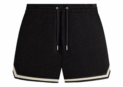 KITH MEN'S KITH CHENILLE TWEED CURTIS SHORT IN BLACK