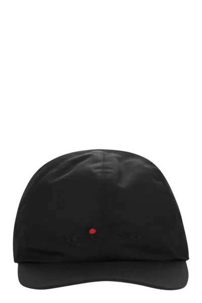 KITON KITON BASEBALL CAP WITH LOGO