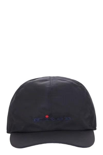 KITON KITON BASEBALL CAP WITH LOGO