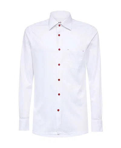 KITON LAPEL LONG-SLEEVED SHIRT