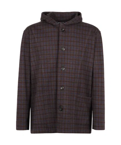 KITON KITON LUCA VIRGIN WOOL BUTTON-UP OVERSHIRT