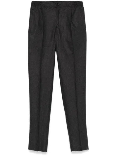 KITON TAPERED TROUSERS