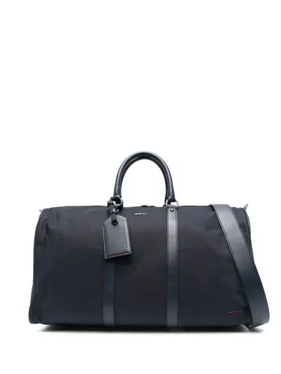 KITON TRAVEL BAG WITH LOGO TAG