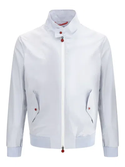 KITON ZIP-UP BOMBER JACKET