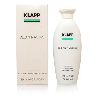KLAPP KLAPP / CLEAN & ACTIVE EXFOLIATOR LOTION OILY SKIN 8.5 OZ (250 ML)