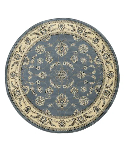 KM HOME CLOSEOUT! KM HOME PESARO 1596 5'3"X5'3" ROUND AREA RUG