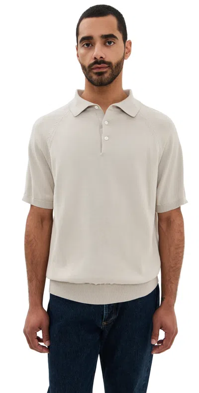 KNICKERBOCKER MADISON COTTON POLO BIRCH
