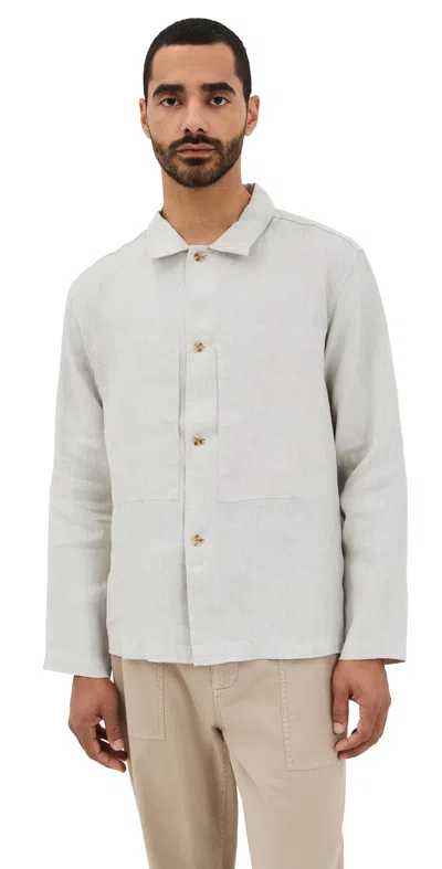 KNICKERBOCKER MAFRA LINEN OVERSHIRT TAUPE