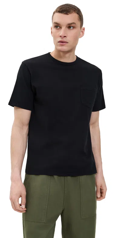 KNICKERBOCKER POCKET TEE BLACK