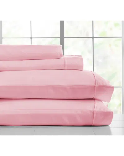 KNIGHTSBRIDGE KNIGHTSBRIDGE HERRINGBONE STRIPE 600TC SHEET SET