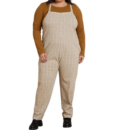 KNOWN SUPPLY CADENCE JUMPSUIT IN FOG SHADOW PLAID