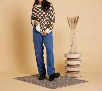 KNOWN SUPPLY FLO PANT IN DARK WASH