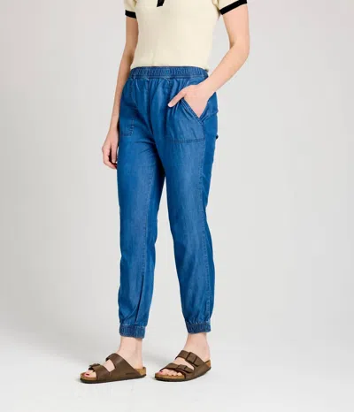 KNOWN SUPPLY PHOEBE PANT IN CHAMBRAY