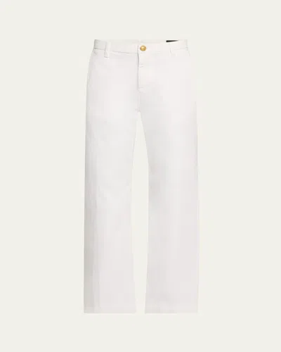 KOBI HALPERIN HOPE STRAIGHT-LEG STRETCH COTTON PANTS
