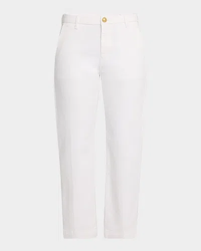 KOBI HALPERIN HOPE STRAIGHT-LEG STRETCH COTTON PANTS