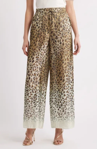 KOBI HALPERIN KOBI HALPERIN PRINT OMBRÉ WIDE LEG PANTS