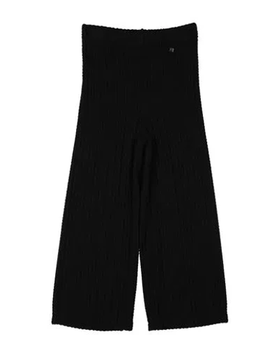 KOCCA KOCCA TODDLER GIRL PANTS BLACK SIZE 6 VISCOSE, POLYESTER, POLYAMIDE