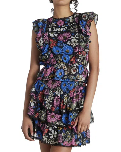 KOKO + MASON KOKO + MASON PRINTED RUFFLE TOP