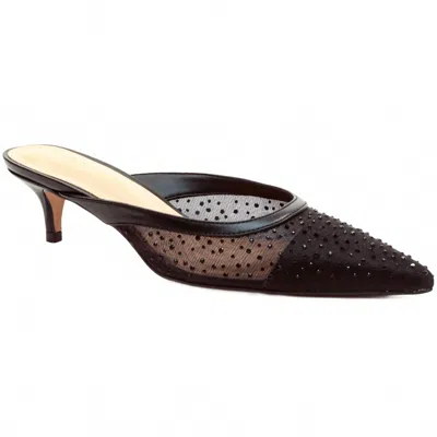 KOKO + PALENKI WOMEN'S PIERCEE KITTEN HEEL IN BLACK