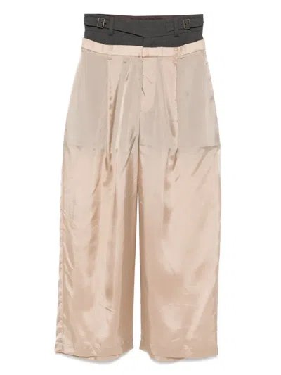 KOLOR LAYERED TROUSERS