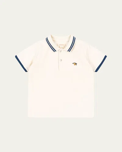 KONGES SLOJD BOY'S FLORIAN EMBROIDERED POLO SHIRT