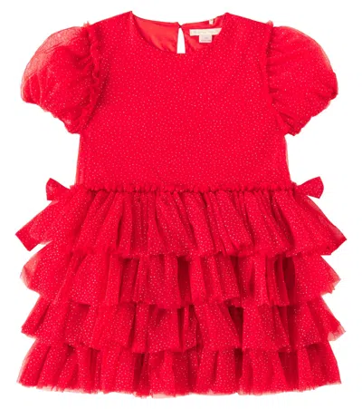 KONGES SLOJD KONGES SLØJD FAY BOW-DETAIL GLITTER DRESS