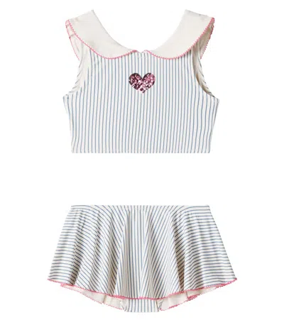 KONGES SLOJD KONGES SLØJD GINA STRIPED EMBELLISHED BIKINI