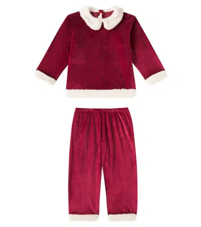 KONGES SLOJD KONGES SLØJD VELVET SWEATER AND PANTS SET