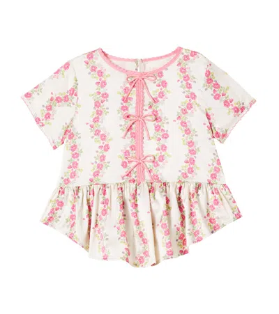 KONGES SLOJD KONGES SLØJD SHEENY FLORAL BLOUSE