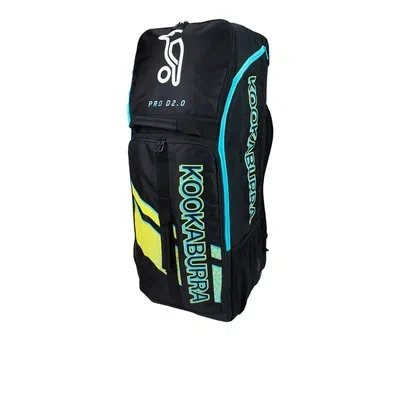 KOOKABURRA KOOKABURRA UNISEX PRO D2.0 DUFFEL CRICKET BAG BLACK SPORTS BREATHABLE