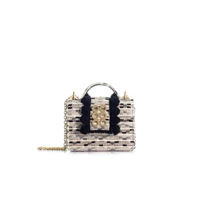 KOORELOO WOMEN'S THE PETITE NEW YORKER BAG - BLACK / WHITE