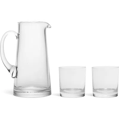 KOSTA BODA KOSTA BODA LIMELIGHT 3-PIECE PITCHER & GLASSES GIFT SET