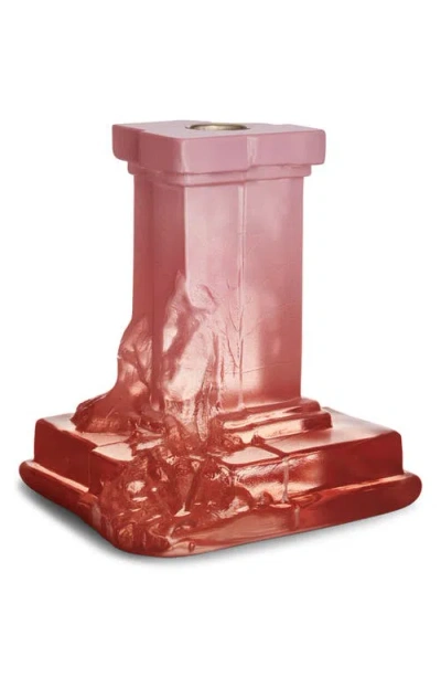 KOSTA BODA KOSTA BODA ROCKY BAROQUE MEDIUM CRYSTAL CANDLESTICK