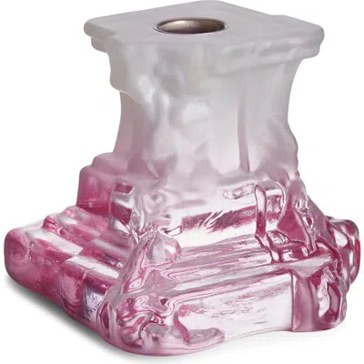 KOSTA BODA KOSTA BODA ROCKY BAROQUE MEDIUM CRYSTAL CANDLESTICK