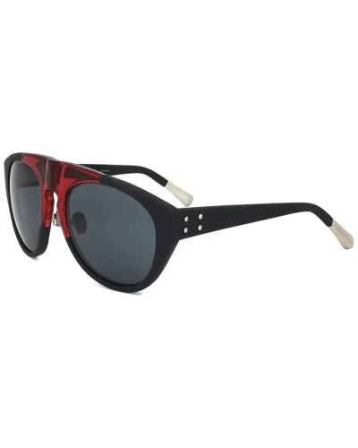 KRIS VAN ASSCHE BY LINDA FARROW GALLERY KRIS VAN ASSCHE BY LINDA FARROW MEN'S KVA35 56MM SUNGLASSES