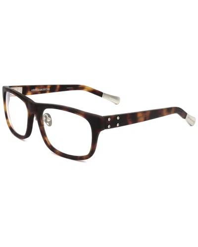 KRIS VAN ASSCHE BY LINDA FARROW GALLERY KRIS VAN ASSCHE BY LINDA FARROW WOMEN'S KVA43 51MM OPTICAL FRAMES