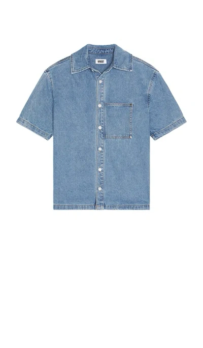 KROST MARINER DENIM SHORT SLEEVE SHIRT